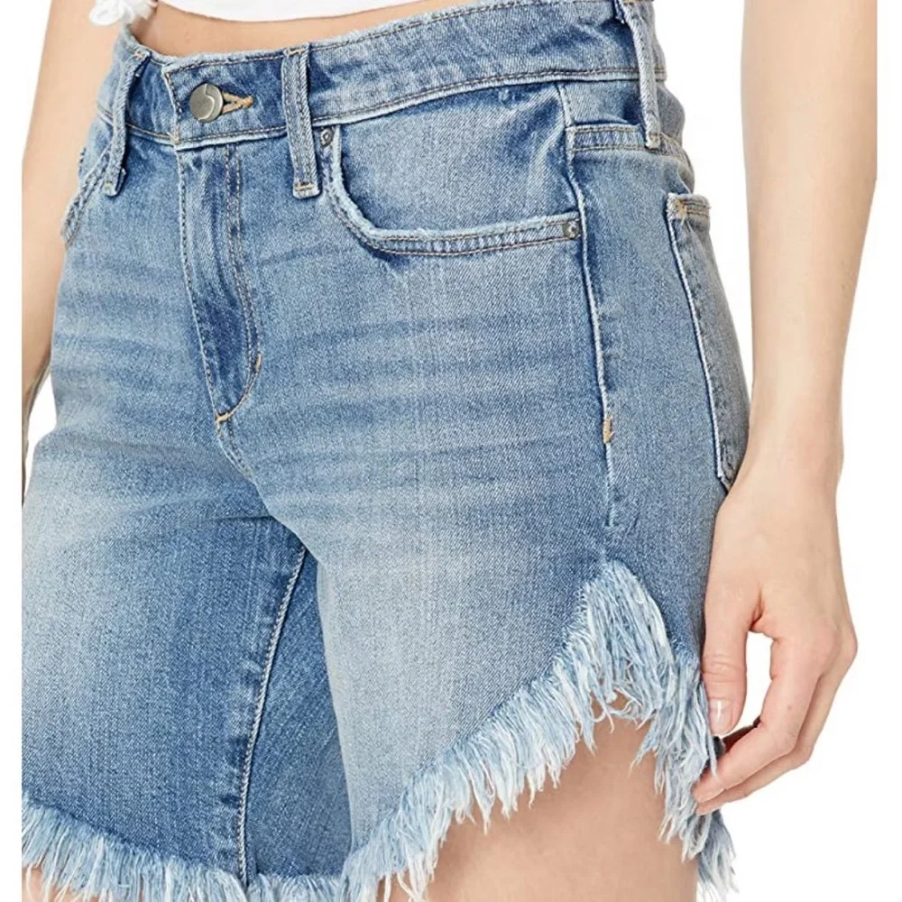 Joe's Jeans Light Blue Frayed Jean Shorts